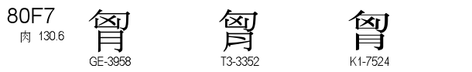U+80F7